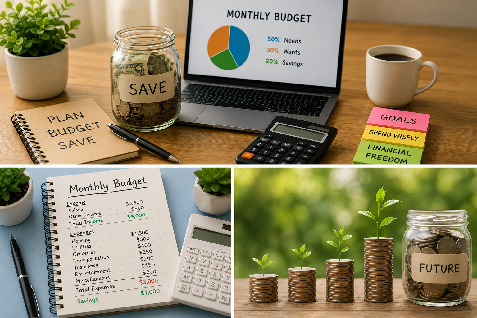 saving money budget plan
