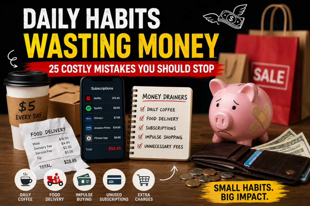 daily habits wasting money